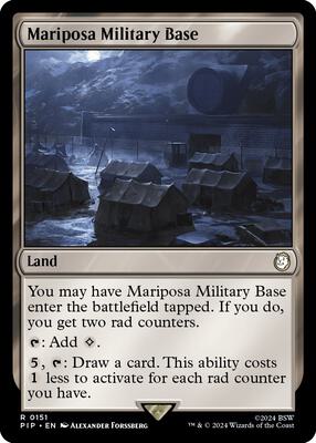 Mariposa Military Base card from Universes Beyond: Fallout