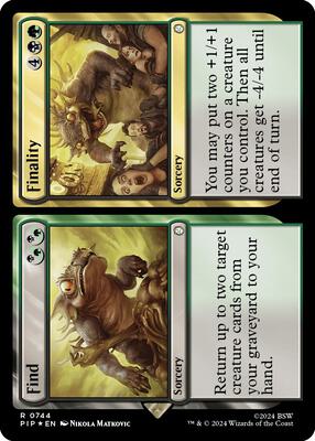 Find // Finality (Surge Foil) card from Universes Beyond: Fallout