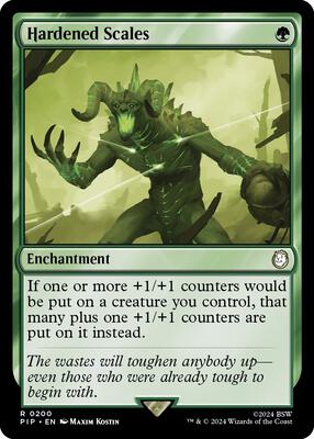 Hardened Scales card from Universes Beyond: Fallout