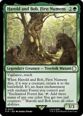 Harold and Bob, First Numens card from Universes Beyond: Fallout