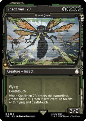 Specimen 73 - Hornet Queen (Showcase) card from Universes Beyond: Fallout