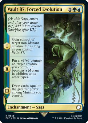 Vault 87: Forced Evolution (Surge Foil) card from Universes Beyond: Fallout