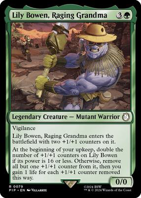 Lily Bowen, Raging Grandma card from Universes Beyond: Fallout