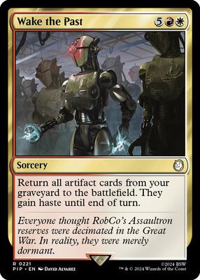 Wake the Past card from Universes Beyond: Fallout