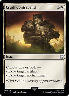 Crush Contraband card from Universes Beyond: Fallout