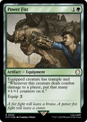 Power Fist (Surge Foil) card from Universes Beyond: Fallout