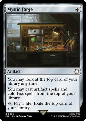 Mystic Forge card from Universes Beyond: Fallout
