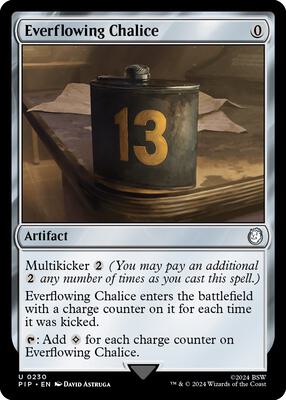 Everflowing Chalice card from Universes Beyond: Fallout