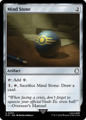 Mind Stone card from Universes Beyond: Fallout