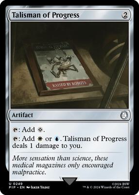 Talisman of Progress card from Universes Beyond: Fallout