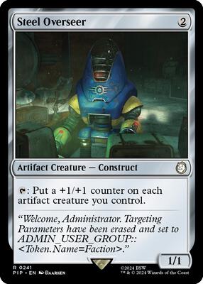 Steel Overseer card from Universes Beyond: Fallout