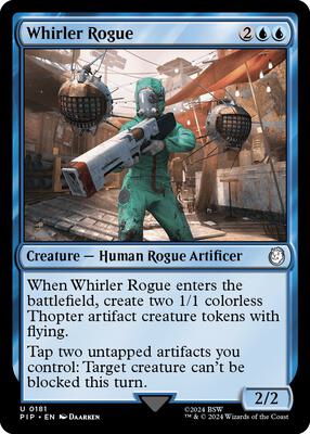 Whirler Rogue card from Universes Beyond: Fallout