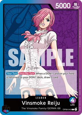 Vinsmoke Reiju (042) card from Wings of the Captain