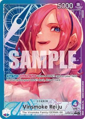 Vinsmoke Reiju (042) (Alternate Art) card from Wings of the Captain