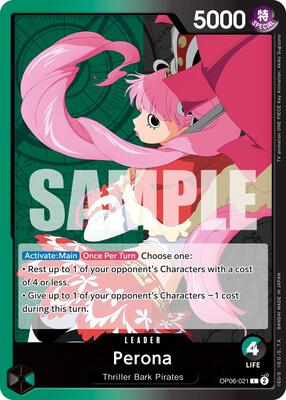 Perona (021) card from Wings of the Captain