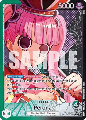 Perona (021) (Alternate Art) card from Wings of the Captain