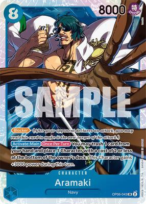 Aramaki card from Wings of the Captain