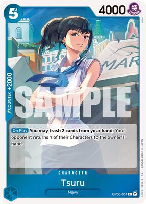 Tsuru card from Wings of the Captain