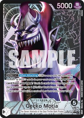 Gecko Moria (080) (Alternate Art) card from Wings of the Captain