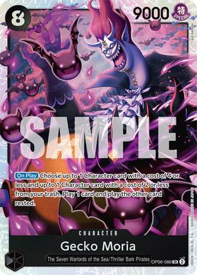 Gecko Moria (086) card from Wings of the Captain