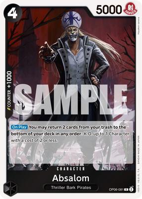 Absalom card from Wings of the Captain