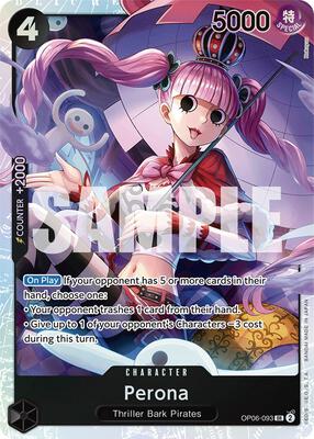 Perona (093) card from Wings of the Captain