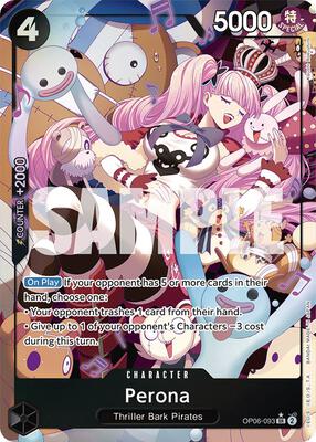 Perona (093) (Alternate Art) card from Wings of the Captain