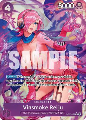 Vinsmoke Reiju (069) (Alternate Art) card from Wings of the Captain