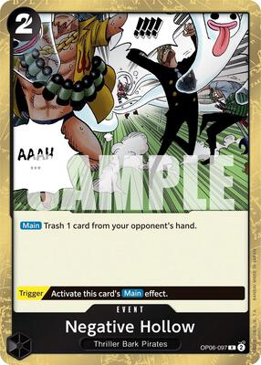 Negative Hollow card from Wings of the Captain