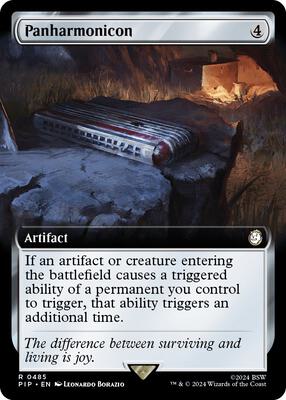 Panharmonicon (Extended Art) card from Universes Beyond: Fallout