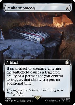 Panharmonicon (Extended Art) (Surge Foil) card from Universes Beyond: Fallout