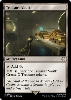 Treasure Vault (Surge Foil) card from Universes Beyond: Fallout