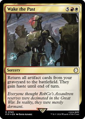 Wake the Past (Surge Foil) card from Universes Beyond: Fallout