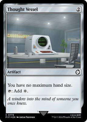 Thought Vessel (Surge Foil) card from Universes Beyond: Fallout