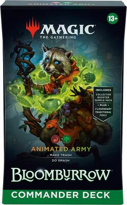 Bloomburrow Commander Deck - Animated Army card from Commander: Bloomburrow