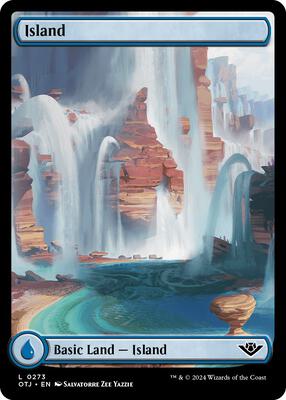 Island (0273) card from Outlaws of Thunder Junction