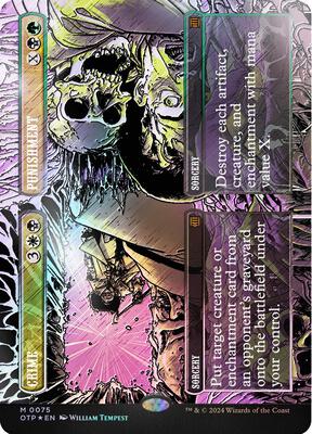 Crime // Punishment (Textured Foil) card from Outlaws of Thunder Junction: Breaking News