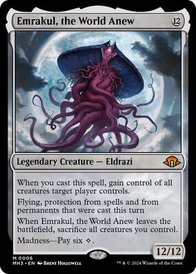 Emrakul, the World Anew card from Modern Horizons 3