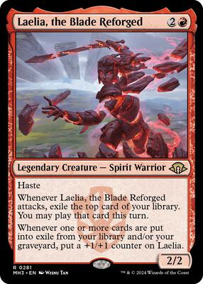 Laelia, the Blade Reforged card from Modern Horizons 3