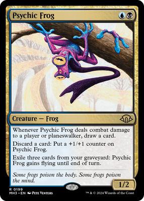 Psychic Frog card from Modern Horizons 3