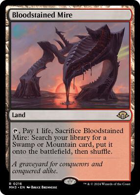 Bloodstained Mire card from Modern Horizons 3