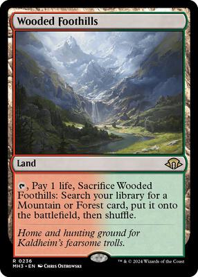Wooded Foothills card from Modern Horizons 3