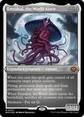 Emrakul, the World Anew (Foil Etched) card from Modern Horizons 3