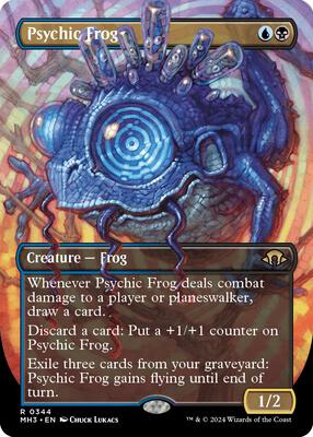 Psychic Frog (Borderless) card from Modern Horizons 3