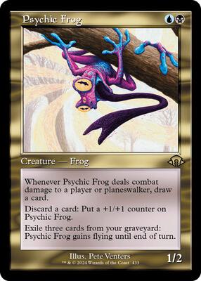 Psychic Frog (Retro Frame) card from Modern Horizons 3