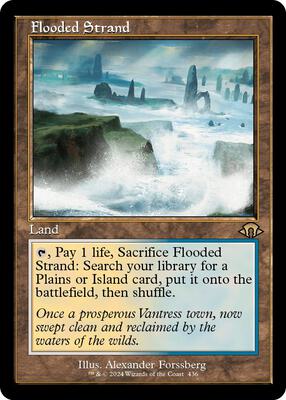 Flooded Strand (Retro Frame) card from Modern Horizons 3