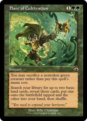 Flare of Cultivation (Retro Frame) card from Modern Horizons 3