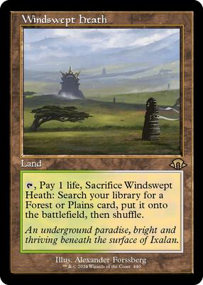 Windswept Heath (Retro Frame) card from Modern Horizons 3