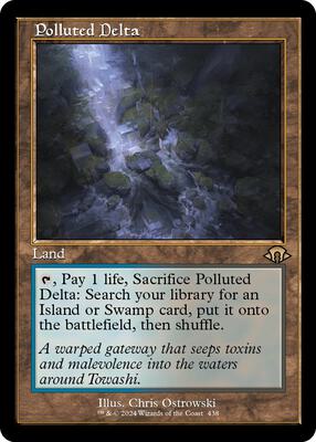 Polluted Delta (Retro Frame) card from Modern Horizons 3