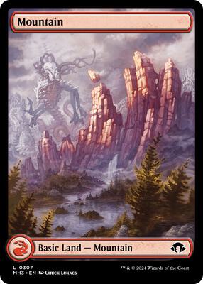 Mountain (0307) card from Modern Horizons 3